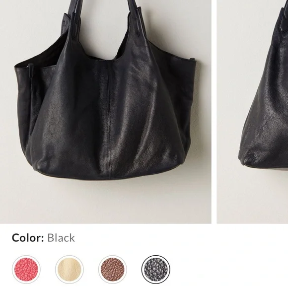 Free People Tivoli Leather Slouchy Bag - Picture 8 of 9